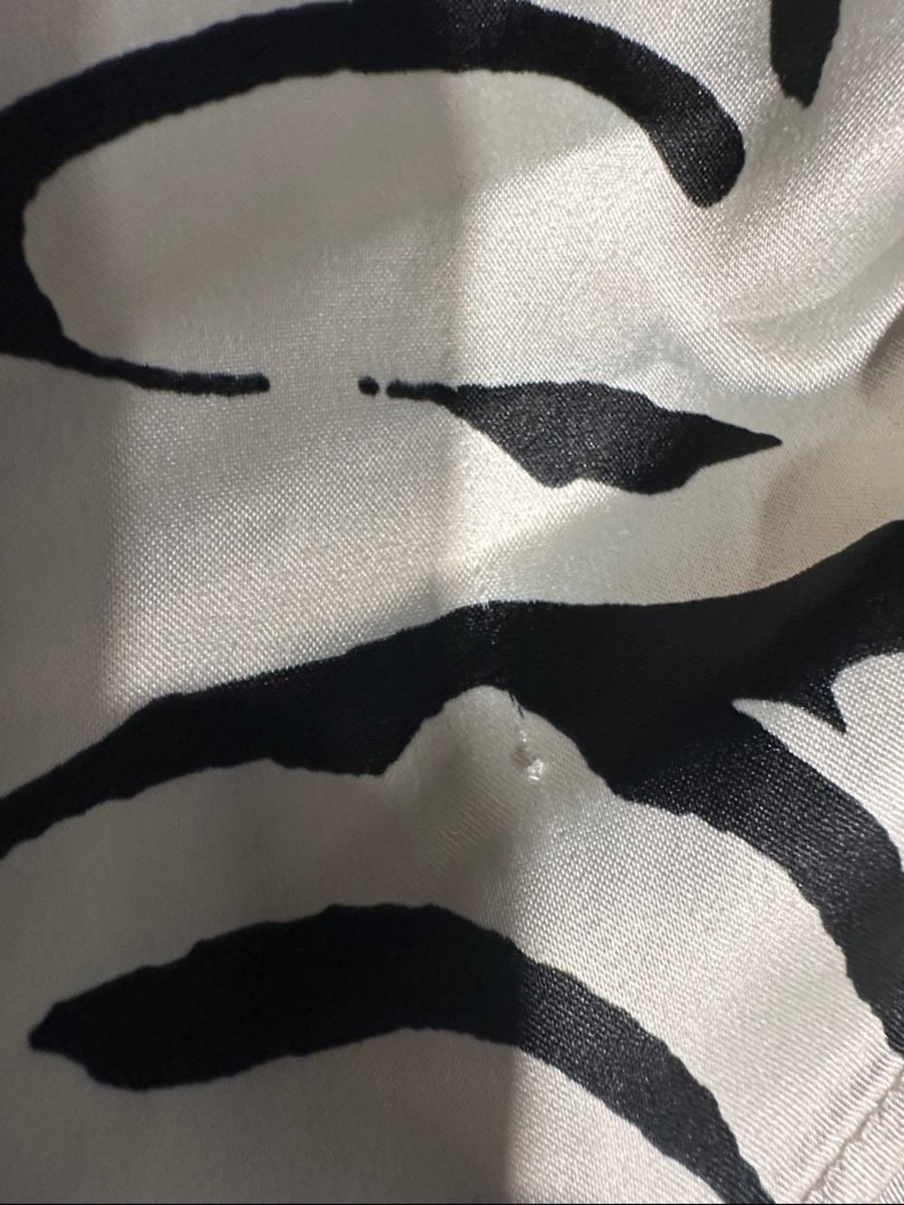 Zara Black & White Zebra Print Spaghetti Strap Mini Dress - Picture 14 of 14